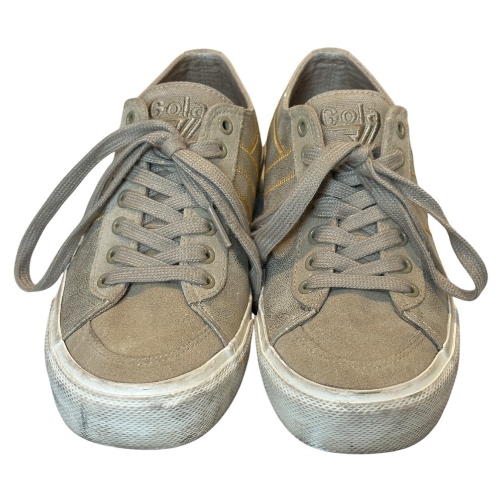 Gola CLA409 Quota II Shimmer Sneakers in Metallic Gold Women’s 6 - Picture 4 of 8